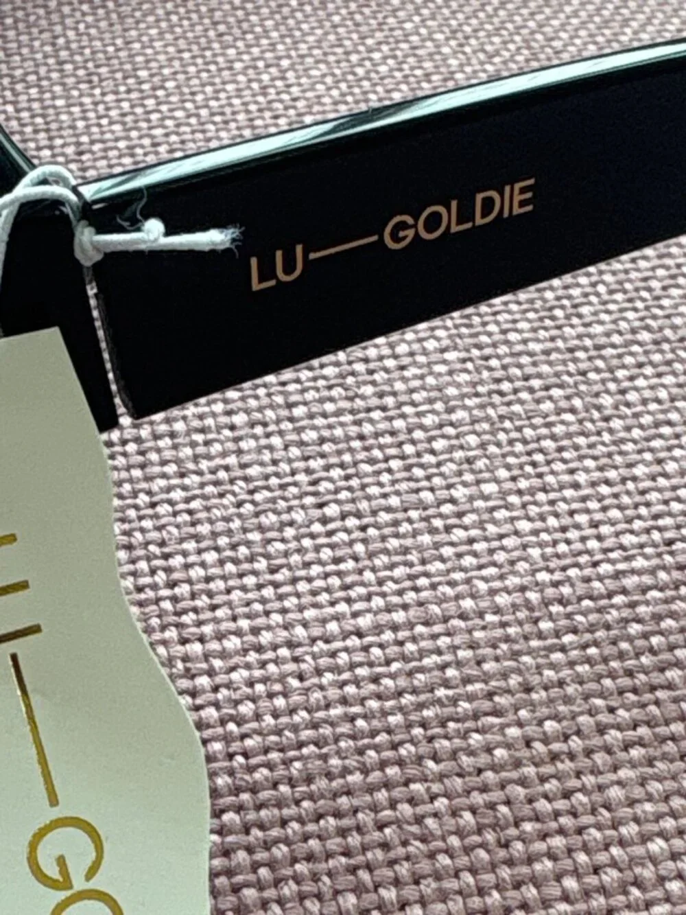 Lu Goldie Eliana Sunglasses in Black New Womens Sunnies